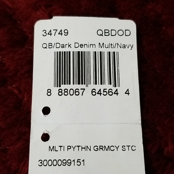 NWT Coach multidark denim embossed python gramercy - Picture 4 of 16